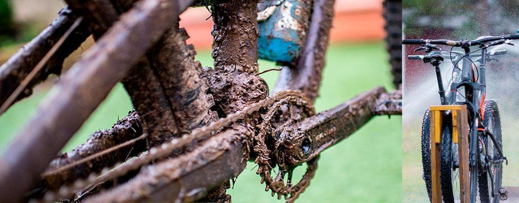 Cómo limpiar la bici con agua a presión