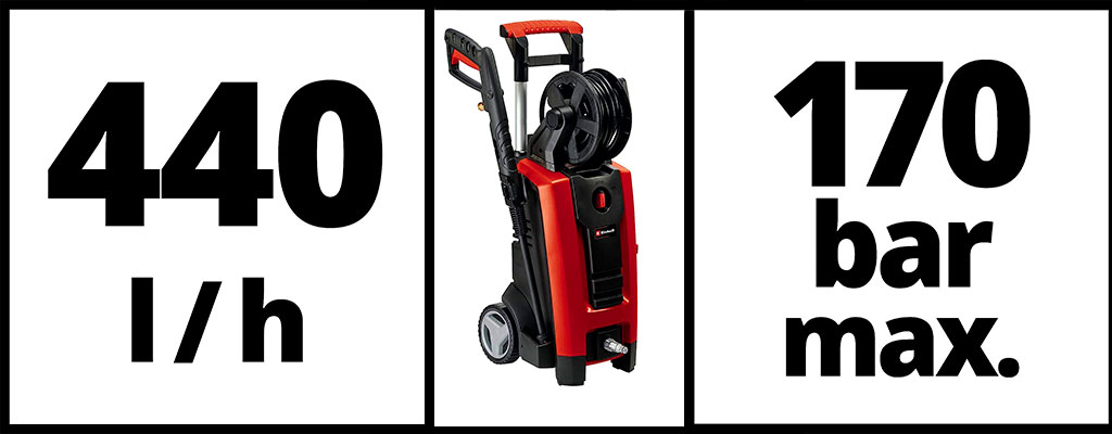 Opiniones de la hidrolimpiadora Einhell TE-HP 170 con 170 bar y 2300W