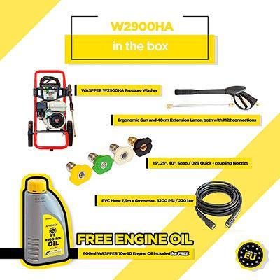 Accesorios y repuestos de la Hidrolimpiadora Waspper W2900HA